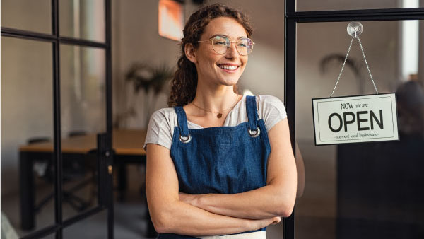 an entrepreneur just opened their new service